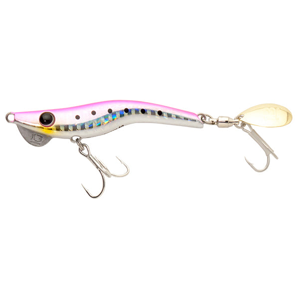 BREADEN METALMARU 28 SINGLE HOOK 70mm : 28g #14 PINK IWASHI saltwater fishing lure