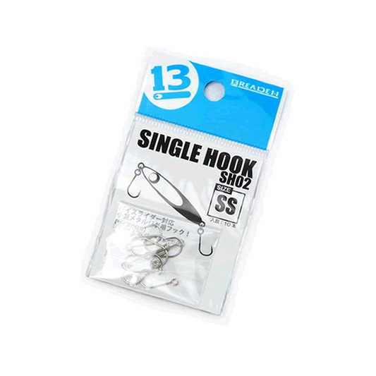 BREADEN SINGLE HOOK SH02 SS (10 pcs/pack)