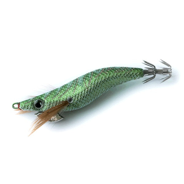 BREADEN EGIMARU TEN-KU EMPTY 2.5S 76mm : 9g Slow Fall #20 GREEN / META GREEN (uv+) saltwater fishing lure