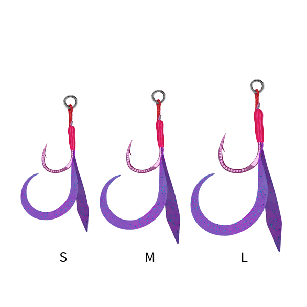Season PHOENIX Kaisho M (3 pcs/pack) 005 PURPLE BLUE fishing terminal tackle