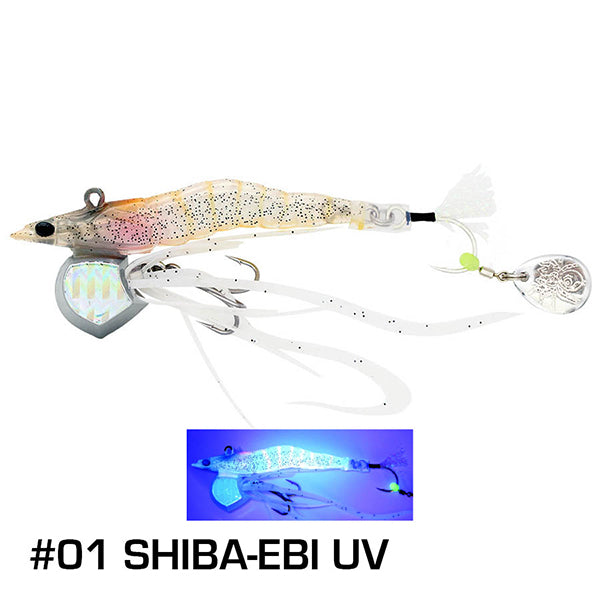 LITTLE JACK EBINEM 30g 60.5mm : 30g Sinking #01 SHIBA-EBI UV saltwater fishing lure