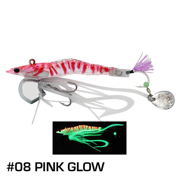 LITTLE JACK EBINEM 30g 60.5mm : 30g Sinking #08 PINK GLOW saltwater fishing lure