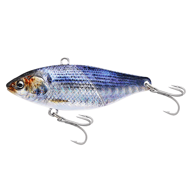 LITTLE JACK More Keen-02 66mm : 28g Sinking #02 BLUE KONOSHIRO SHAD VERTICAL HOLO saltwater fishing lure