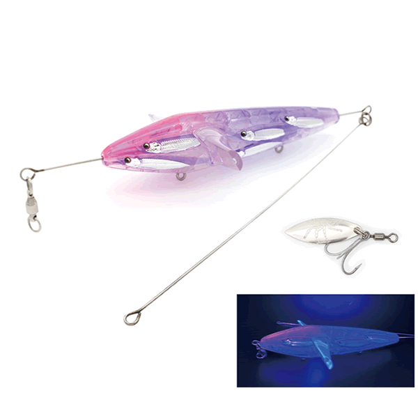 LITTLE JACK PANICKING SURVIVOR 112mm : 28g Floating #02 PINK UV(KEIMURA)BAIT saltwater fishing lure