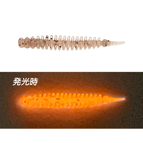 Crazy Ocean UMIKEMUSHI Jr 1.8" : 45mm (8 pcs/pack) #19 MENTAI MAYO RD GLOW saltwater fishing lure