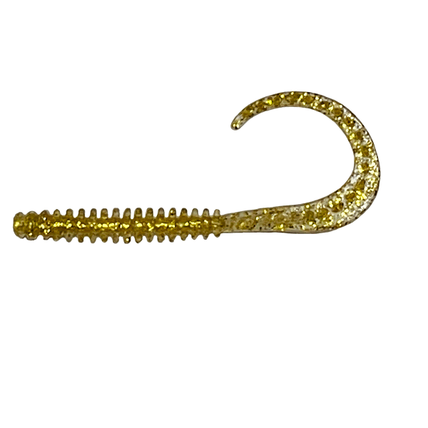 Crazy Ocean UMIKEMUSHI CURLY HF (6 pcs/pack) #113 LAMELAME GOLD/UV saltwater fishing lure