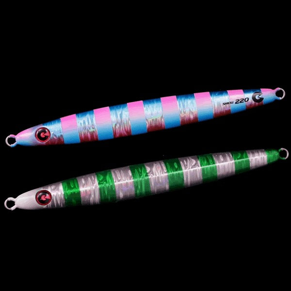 JIGRIP SHIOU 150g 153mm : 150g #014 BLUPIN ZEBRA GREEN