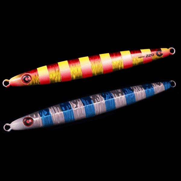 JIGRIP SHIOU 180g 162mm : 180g #015 AKAKIN ZEBRA BLUE