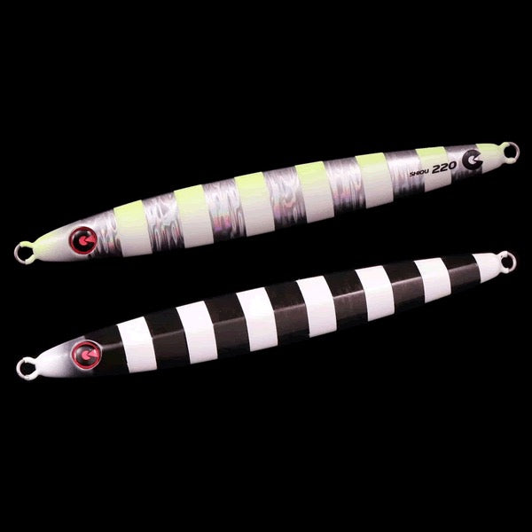 JIGRIP SHIOU 260g 182mm : 260g #017 CHART GLOW ZEBRA BLACK
