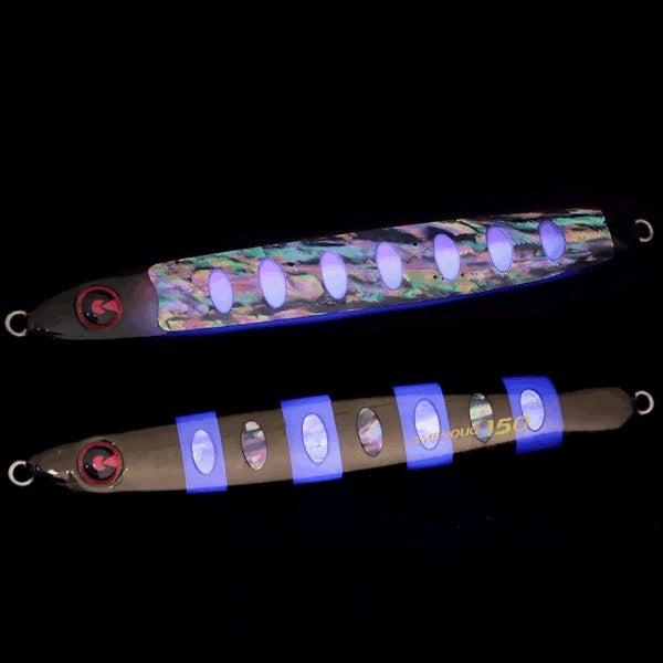 JIGRIP AMENOUO 210g Abalone 167mm : 210g #042 BLACK AWABI ZEBRA UV