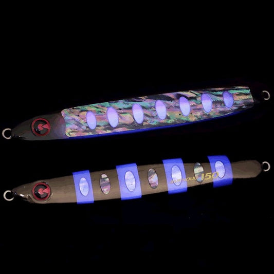 JIGRIP AMENOUO 210g Abalone 167mm : 210g #042 BLACK AWABI ZEBRA UV saltwater fishing lure — photo 2