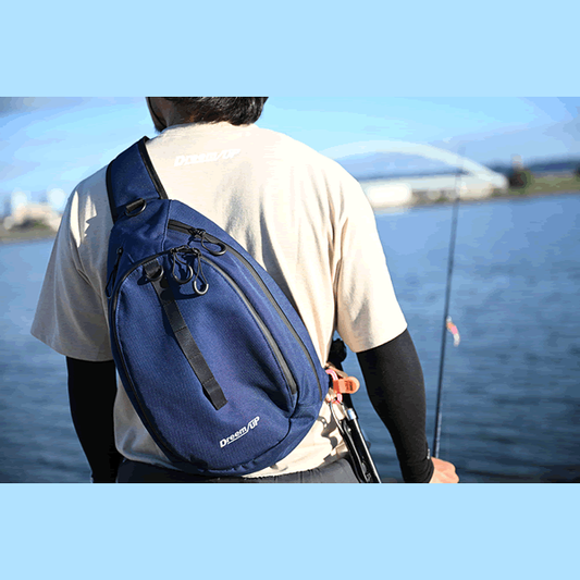 Dreem UP RUN GUN ONE SHOULDER H42xW28xD14cm BLUE