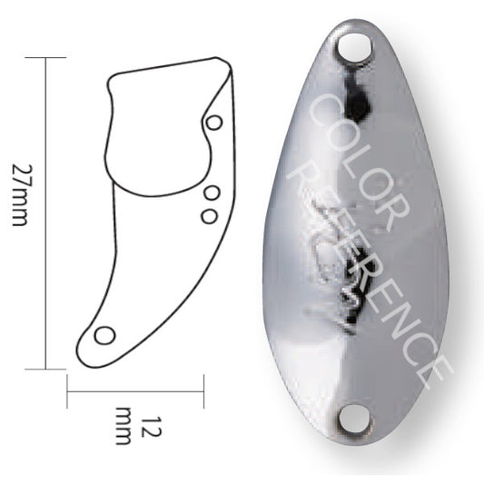 RODIO CRAFT SHADOW ATTACKER 3.0g 3.0g #2 SILVER