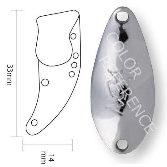 RODIO CRAFT SHADOW ATTACKER 4.0g 4.0g #2 SILVER