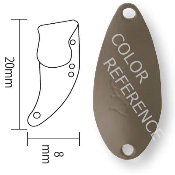 RODIO CRAFT SHADOW ATTACKER Jr. 1.8g 1.8g #25 MILK COCOA(MATTE)