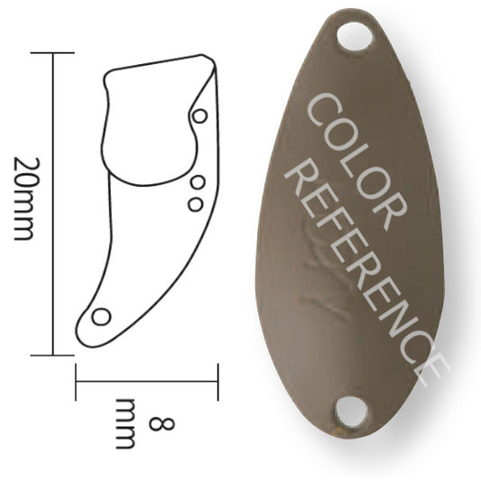 RODIO CRAFT SHADOW ATTACKER Jr. 1.8g 1.8g #25 MILK COCOA(MATTE)