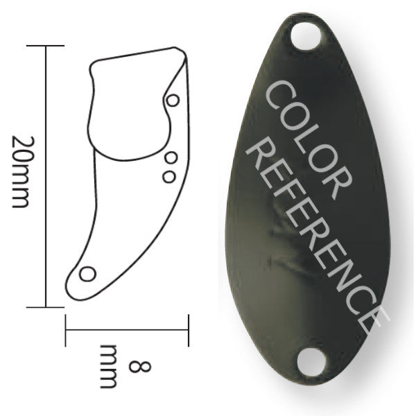 RODIO CRAFT SHADOW ATTACKER Jr. 1.8g 1.8g #33 SUPER DARK OLIVE(MATTE)