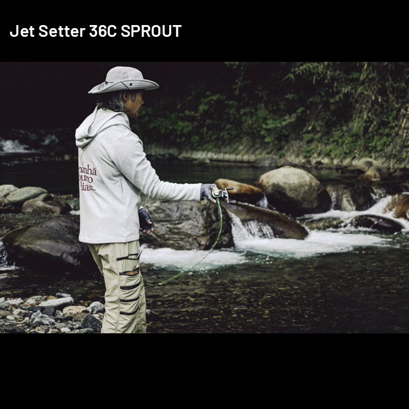 Jet Slow Jet Setter Jet Setter 36C SPROUT (3 pieces, Casting) fishing rod — photo 3