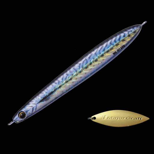 Major Craft MAKI-JIG JET 60g 60.0g #085 LIVE KIN SABA