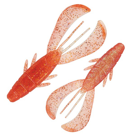Major Craft ROCK LIVER LUCKY CLAW 3.2" (6 pcs/pack) #001 SAIKYO ORANGE