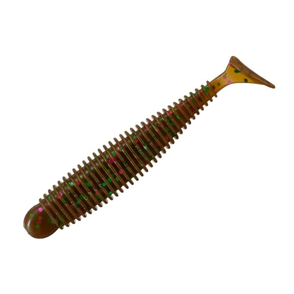 Major Craft ROCK LIVER MAGIC SHAD 3.2" (6 pcs/pack) #002 WEED PUMPKIN