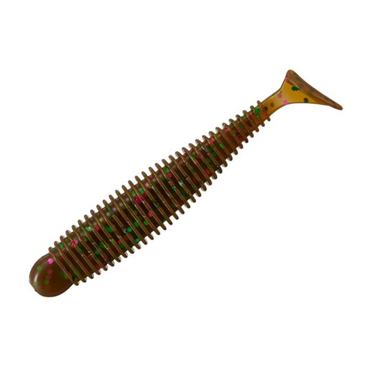 Major Craft ROCK LIVER MAGIC SHAD 3.2" (6 pcs/pack) #002 WEED PUMPKIN