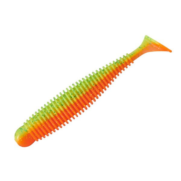 Major Craft ROCK LIVER MAGIC SHAD 3.2" (6 pcs/pack) #009 MANGO CHART