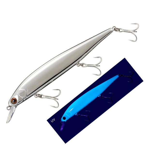 Major Craft SWITCH BACK 125 125mm,20.5g Sinking #009 CHROME (KEIMURA)