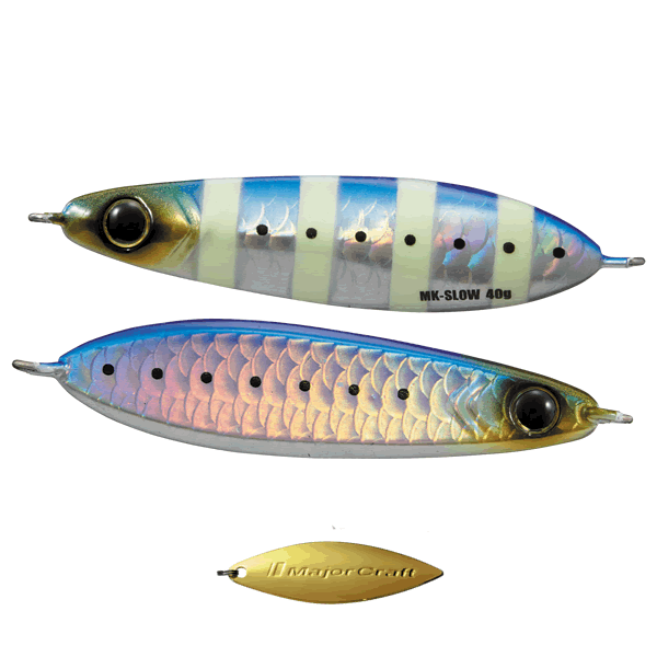 Major Craft MAKIJIG SLOW 40g MAKI-SLW 40 #63 2TON IWASHI ZEBRA