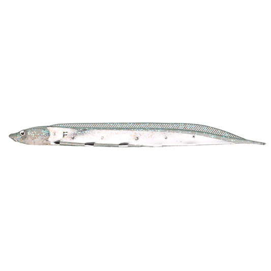 Fish Arrow FLASH-J SHIRAUO 3" Feco (5 pcs/pack) #F38 F GHOST WAKASAGI