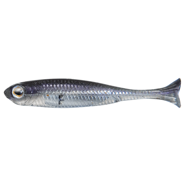 Fish Arrow FLASH-J HUDDLE 1" Feco (6 pcs/pack) #F25 LAKE WAKASAGI/SILVER