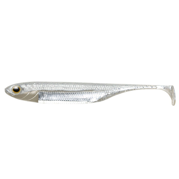 Fish Arrow FLASH-J SHAD 3" SW (5 pcs/pack) #100 SIRASU/SILVER