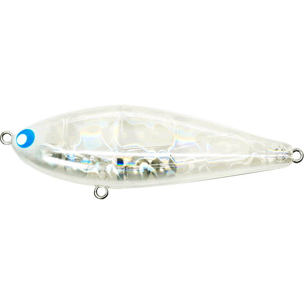 Pozi Drive Garage ZIGZAG BATE 80S 80mm : 17g Sinking #10 WBE (WHITE BLUE EYE) saltwater fishing lure