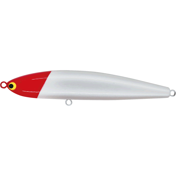 Pozi Drive Garage SKID SLIDER 95S 95mm : 22g Sinking #01 RH (RED HEAD PEARL) saltwater fishing lure
