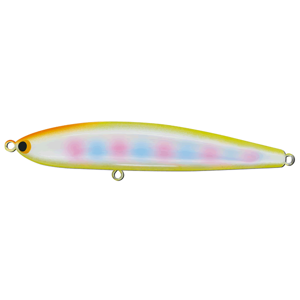 Pozi Drive Garage SKID SLIDER 95S 95mm : 22g SINKING #10 CBR (CHART BACK RAINBOW) saltwater fishing lure