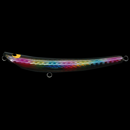 Pozi Drive Garage SWING WOBBLER 85S 85mm : 12g SINKING #14 BLACK RAINBOW