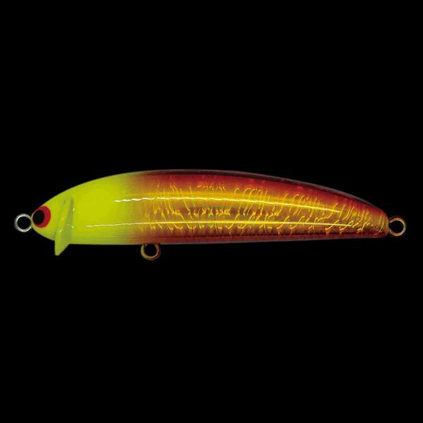 Pozi Drive Garage FRILLED SWIMMER 75S 75mm : 9g FLOATING #08 CHGR(CHART HEAD GOLD RED) saltwater fishing lure