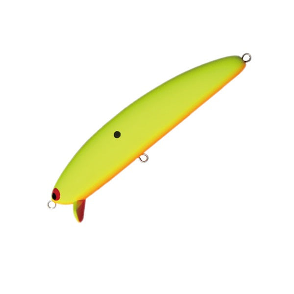 Pozi Drive Garage PDG SPANK WALKER 133F Length: 133 mm / Weight: 40 g Floating Wake Bait #05 Matte Chartreuse