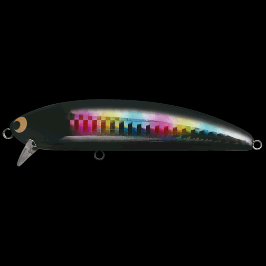 Pozi Drive Garage SPANK WALKER 90F 90mm : 14g FLOATING #05 BLACK RAINBOW