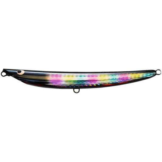 Pozi Drive Garage SWING WOBBLER 125S 125mm : 26g Sinking #07 BLACK RAINBOW