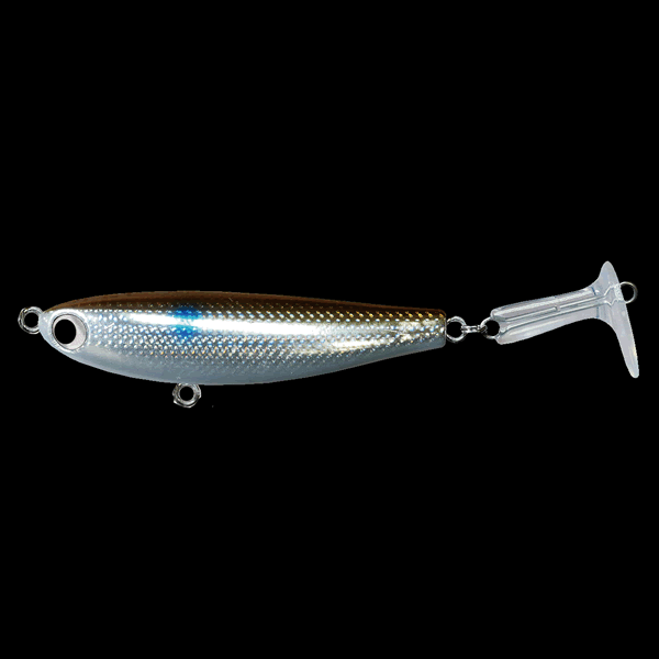 Pozi Drive Garage VIBRA MULLET 70S body70mm tile15mm : 12g SINKING #01 BORA saltwater fishing lure