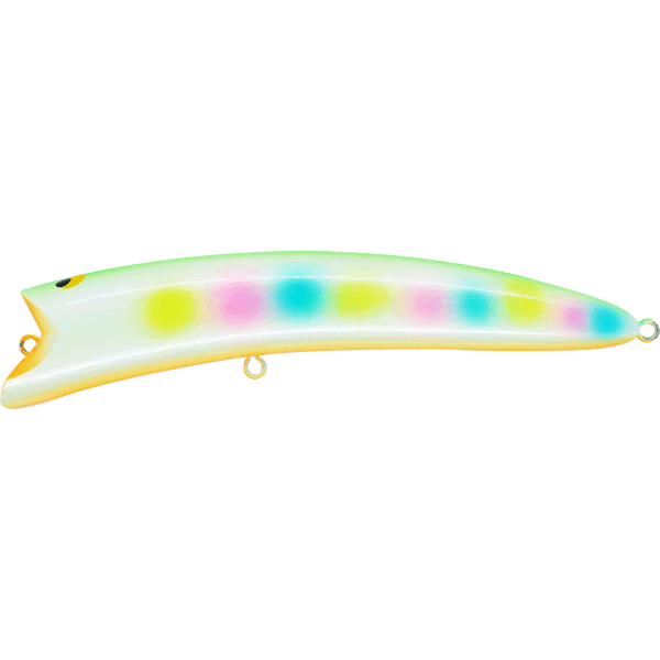 Pozi Drive Garage OVERJAW 150F 150mm : 44g Floating #05 FLASHY RAINBOW