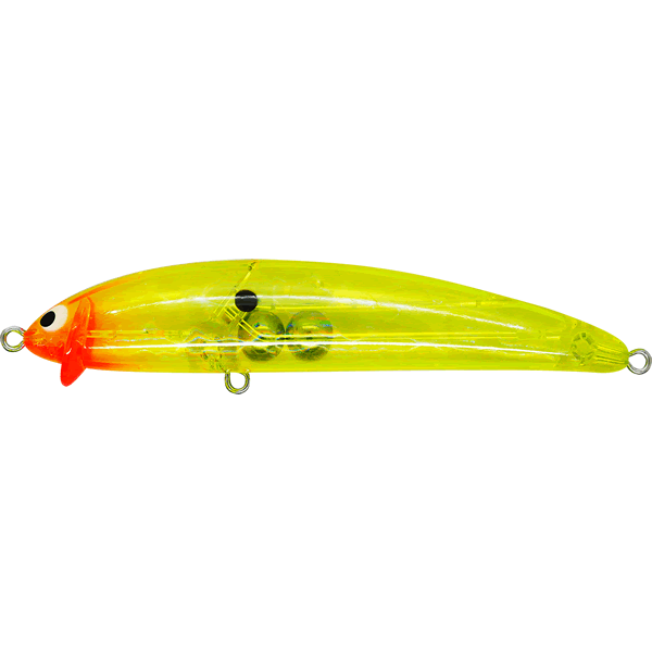 Pozi Drive Garage FRILLED SWIMMER 95F 95mm : 13g Floating #06 CLEAR CHART saltwater fishing lure