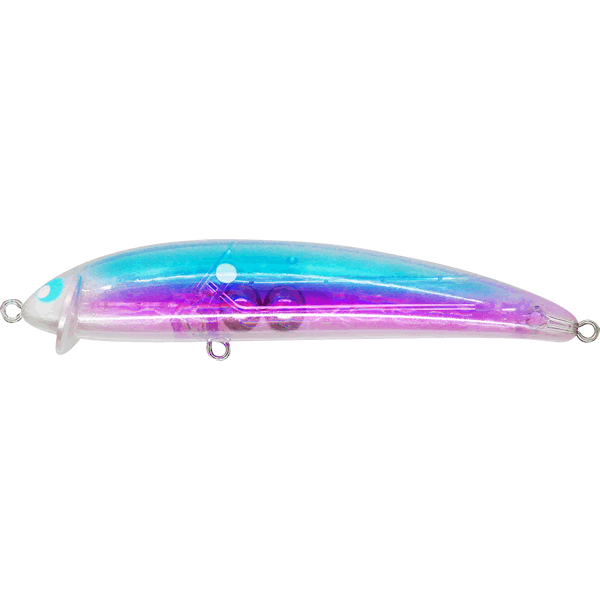 Pozi Drive Garage FRILLED SWIMMER 95F 95mm : 13g Floating #07 TWILIGHT CLEAR saltwater fishing lure