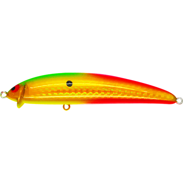 Pozi Drive Garage FRILLED SWIMMER 95F 95mm : 13g Floating #09 GOLDEN AMAZON saltwater fishing lure