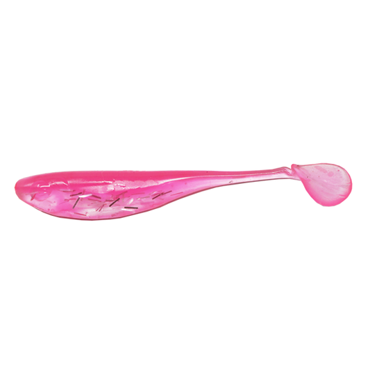 INX.label Swirl Tail Shad XG 2.8" (7 adet / paket) #G09 CANDY PINK
