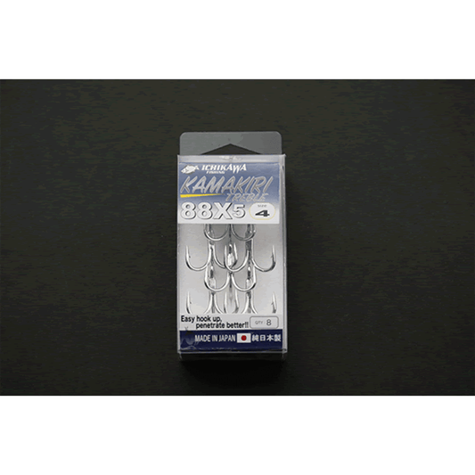 ICHIKAWA KAMAKIRI TREBLE 88X5 #2 : 2.2g (7 pcs/pack) - Britannic Trade