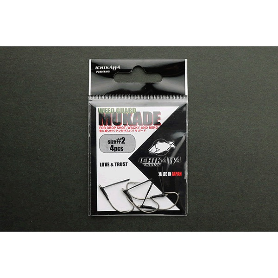 ICHIKAWA WEED GUARD MUKADE #1/0 (4 pcs/pack) fishing terminal tackle