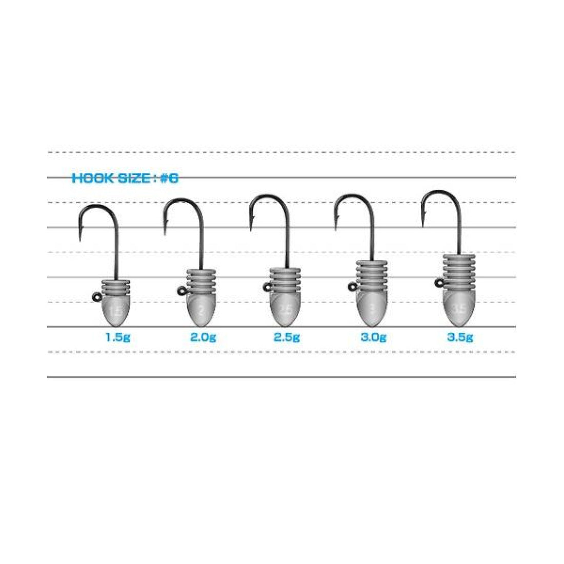 XESTA BULLET RIBHEAD #8 - 1.5g (4 pcs/pack) fishing terminal tackle — photo 2