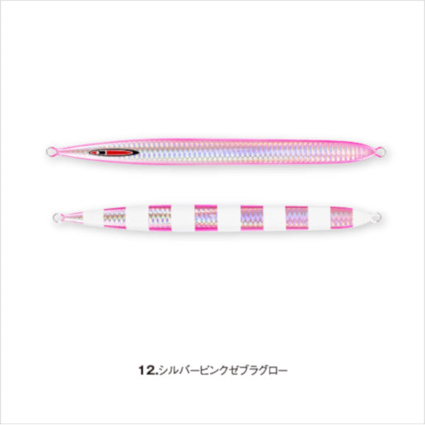 SEAFLOOR CONTROL S LEGEND 180g #12 SILVER PINK ZEBRA GROW saltwater fishing lure
